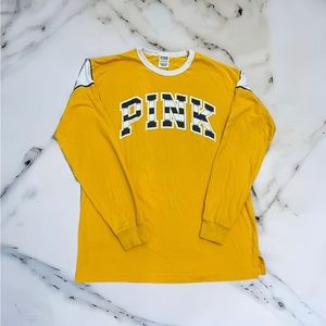 PINK long sleeve shirt in yellow